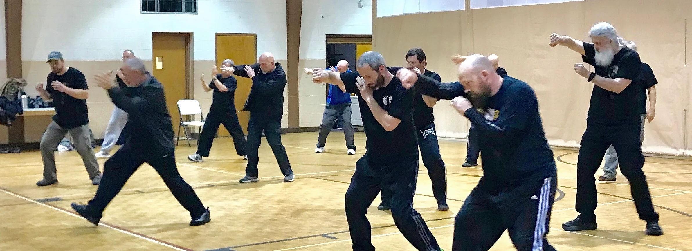 James Cravens teaching Encounter Footwork