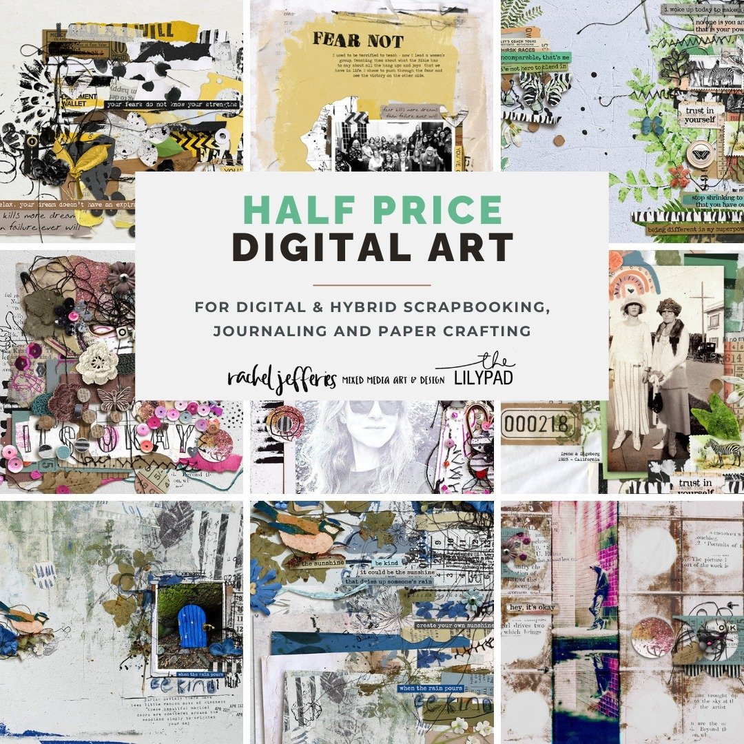 I have lots of hand picked Digital Art on sale for you today!⁠
⁠
Browse the shop for specials and save up to 63% on artistry ideal for hybrid and digital scrapbooking, paper crafts and journaling. ⁠
⁠
Navigate to the link in my bio where you'll find 