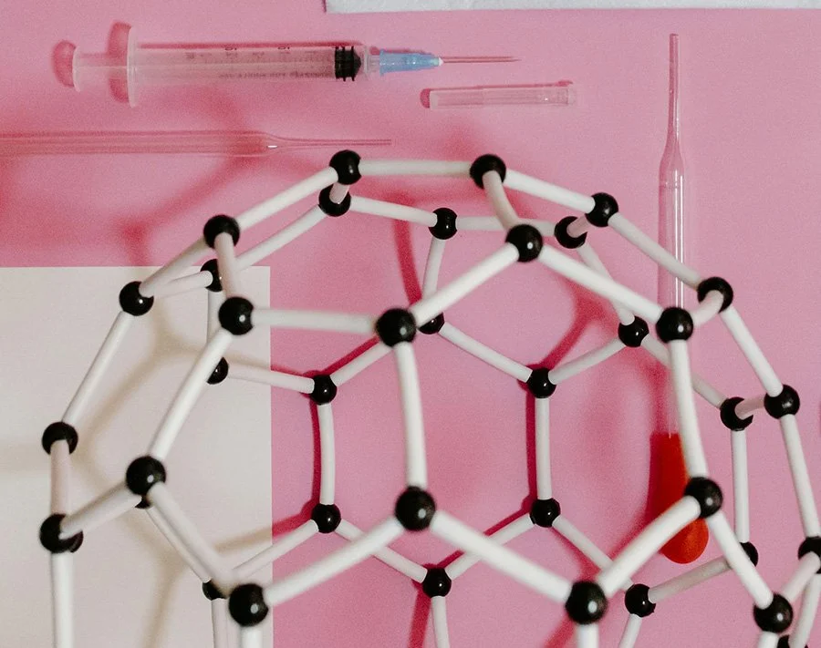 neural therapy service injection techniques syringe cell nerve model on desk