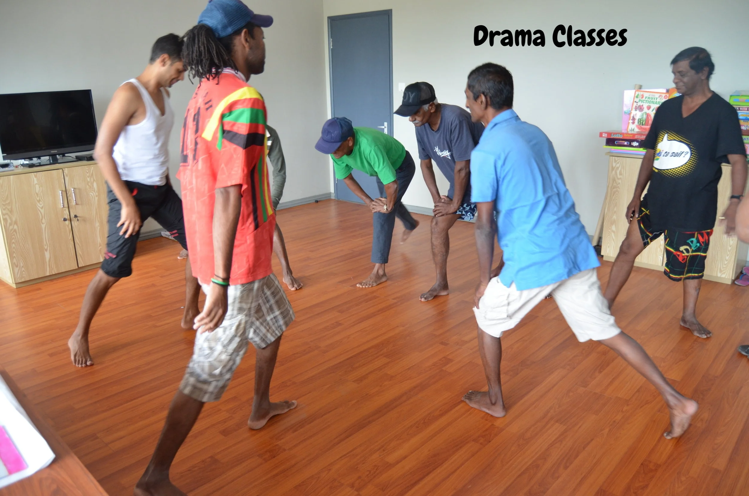 Drama class Warming up .JPG