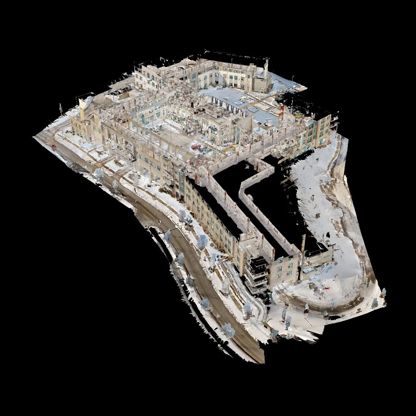 While it wasn't our largest model as far as total square footage captured in one location, it was quite large at over 102,000 sqft of interior space. We're talking about one of the seven  Legacy retirement facilities we recently captured. This model 