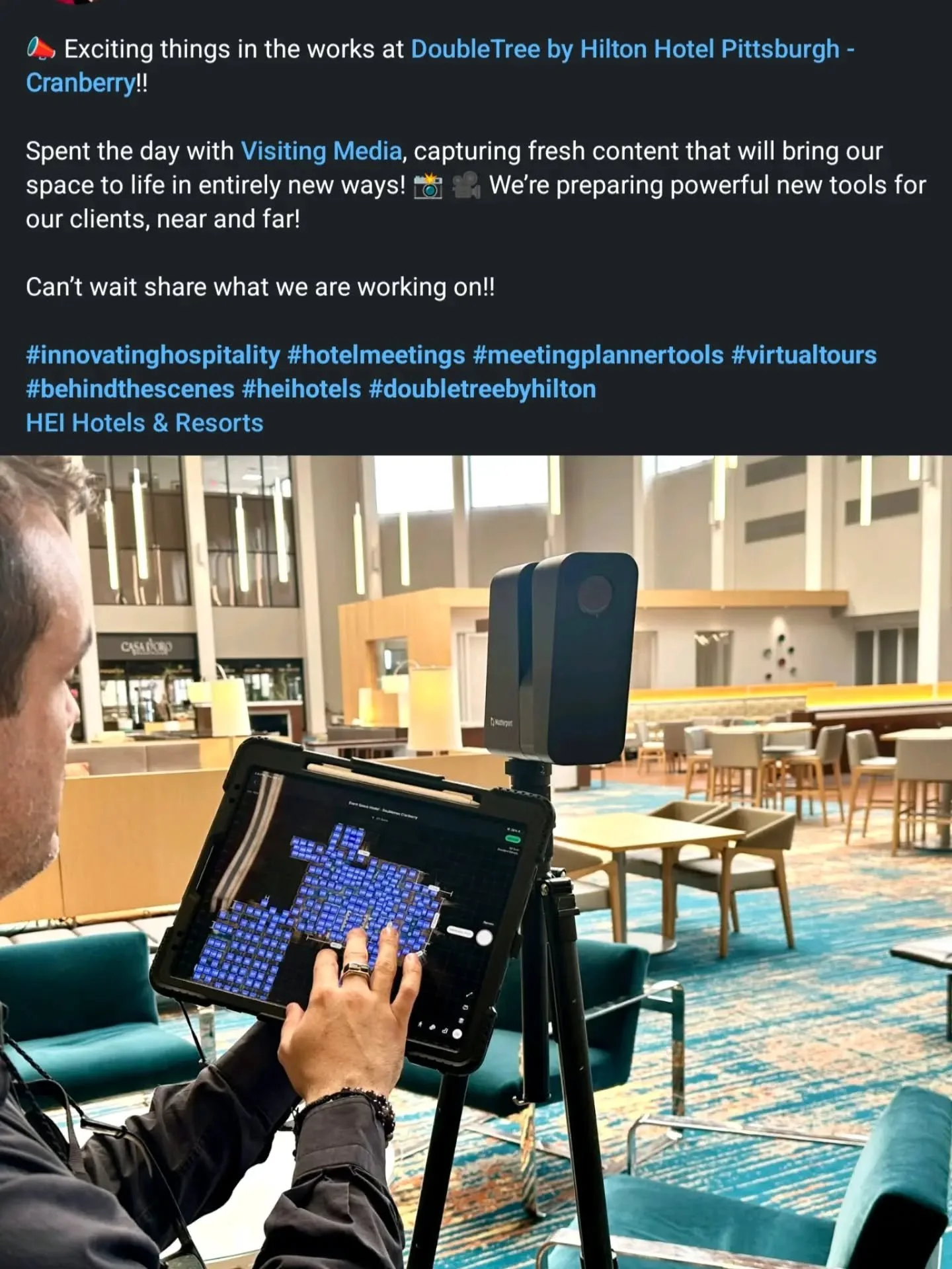 We are LinkedIn famous after capturing @dt_cranberry , and humbled with their kind words, Behind the Scenes photography, and shouting out to us in the comments. The primary client, for those who do not know @visitingmedia , is one of our longest busi