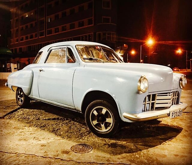 One of the unique cars of Cuba, 1948 Studebaker Commander. #cuba #travel #travelgram #travelpics #traveltheworld #vintagecar #studebaker #studebakercommander #rarecar #classiccars #cars