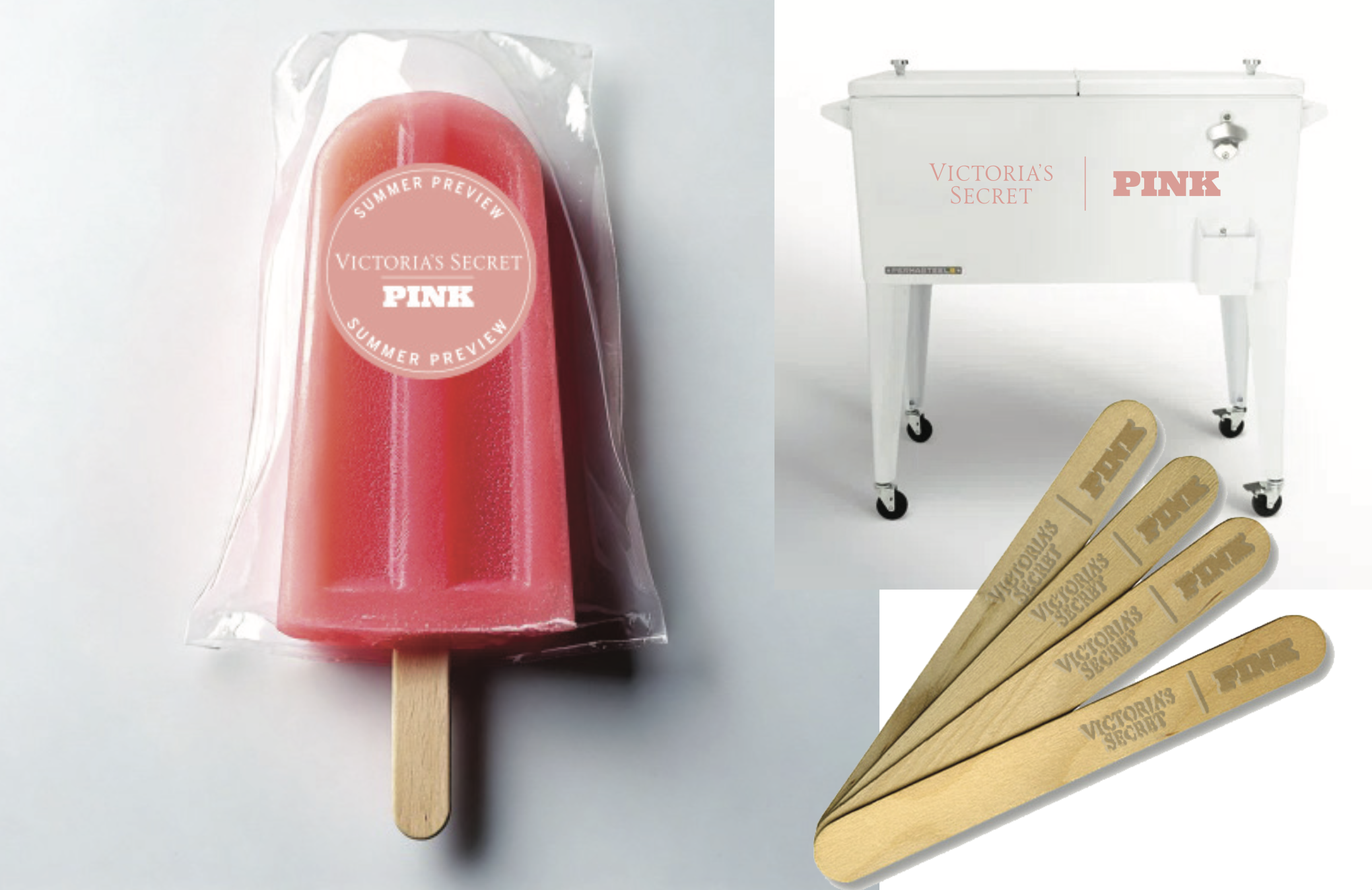 Promotional freeze pops created for NYC product launch activation