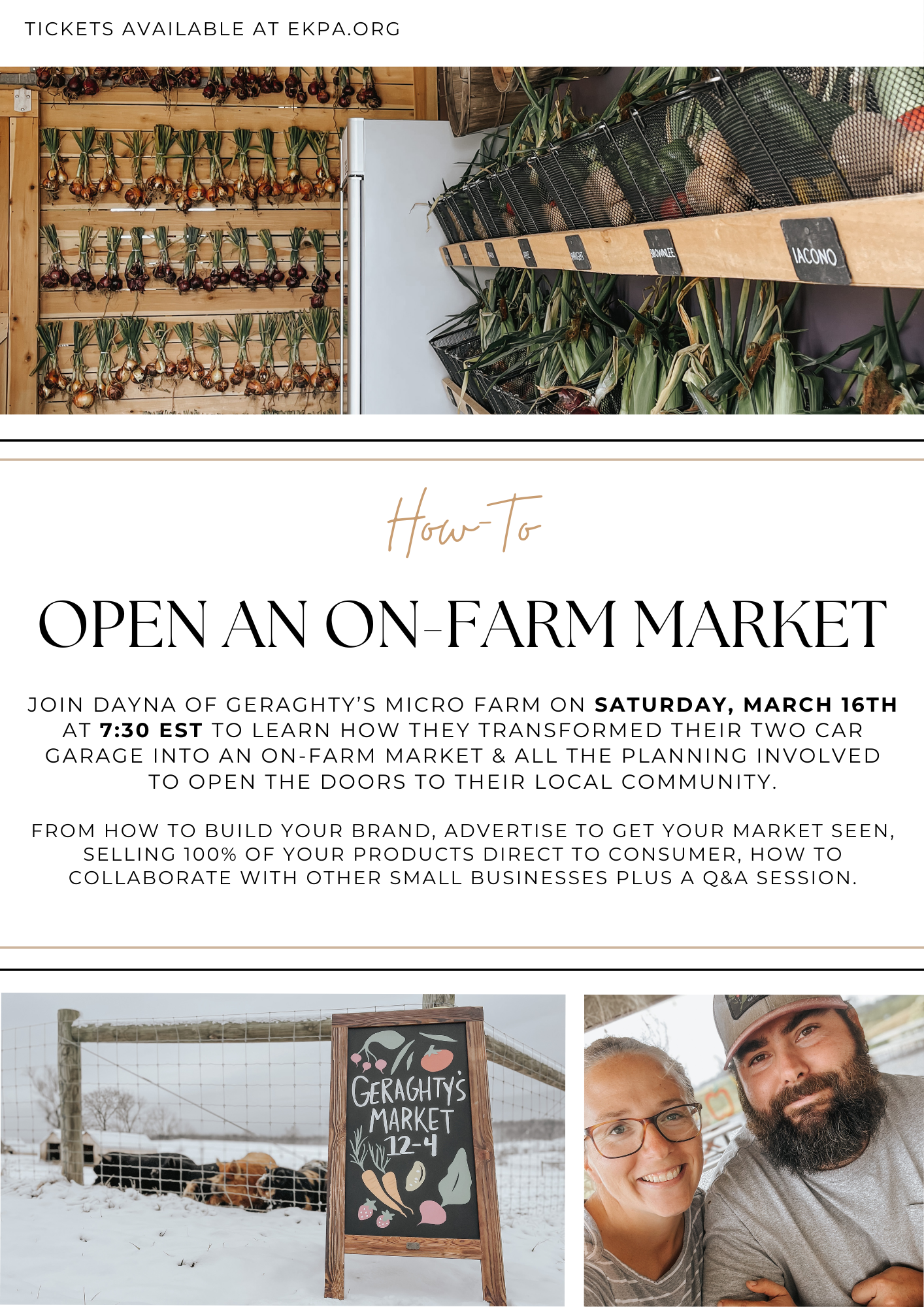 How to Start & Operate an ON Farm Store
