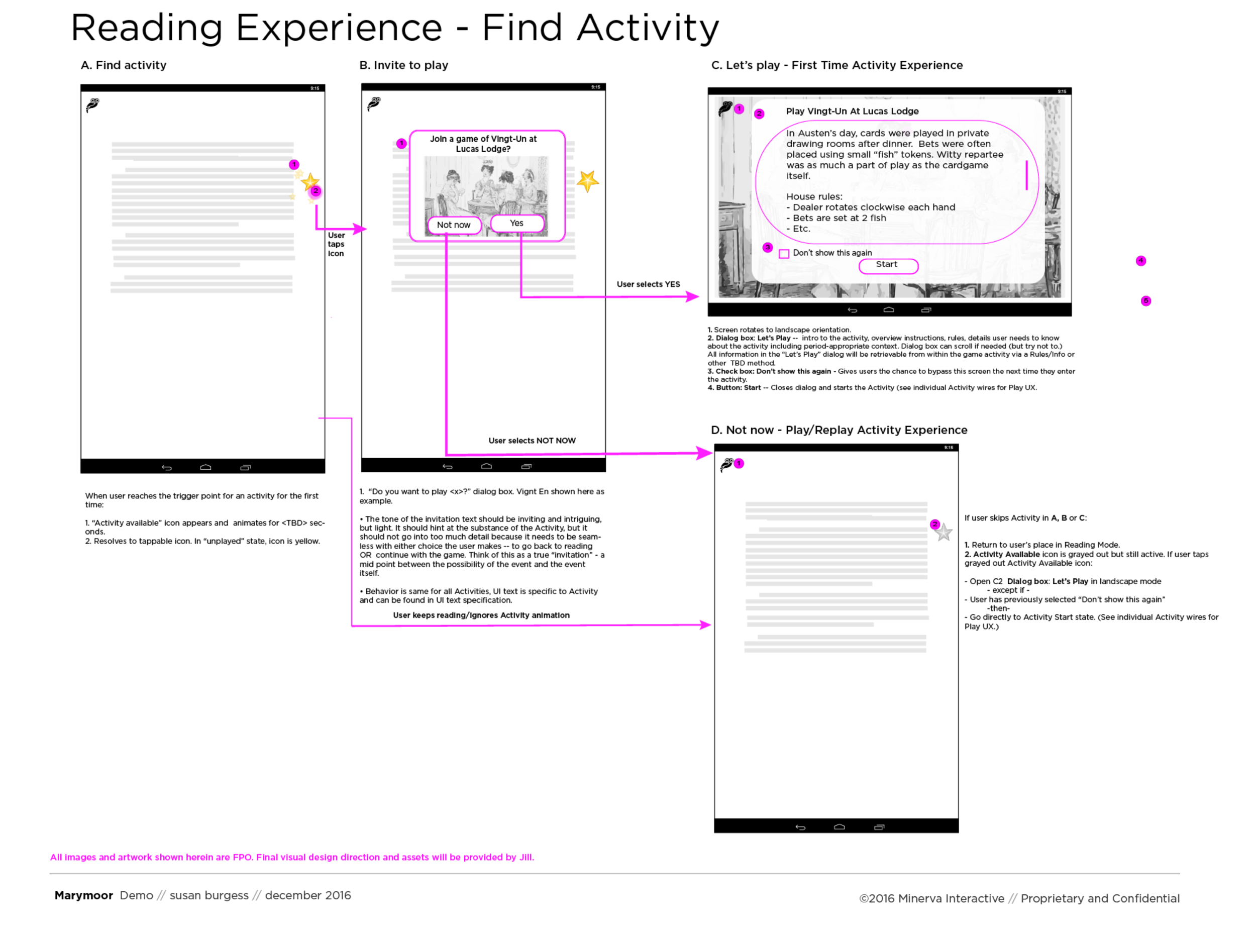 Find Activity User Flow