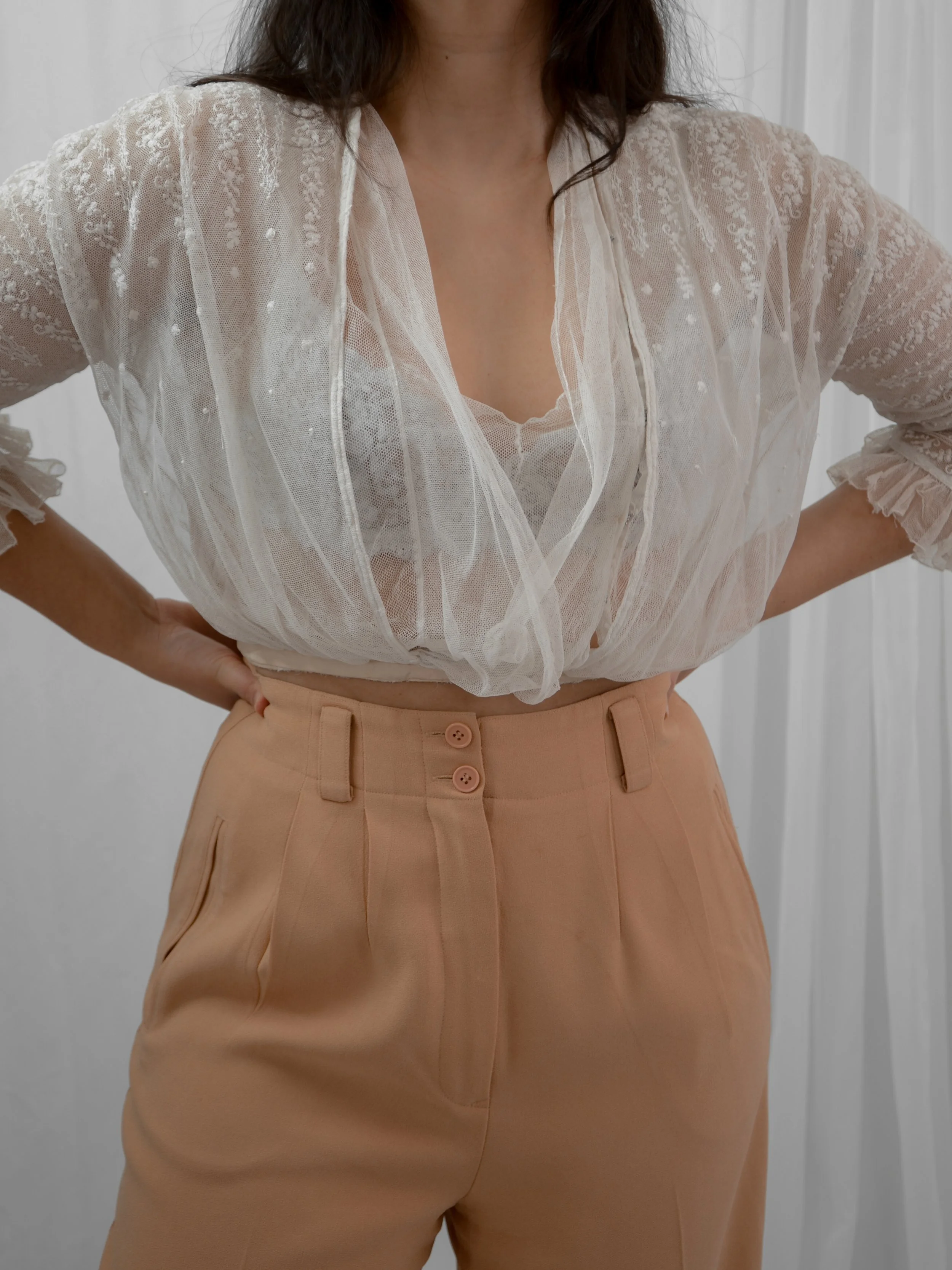 Edwardian Net Blouse (S/M)
