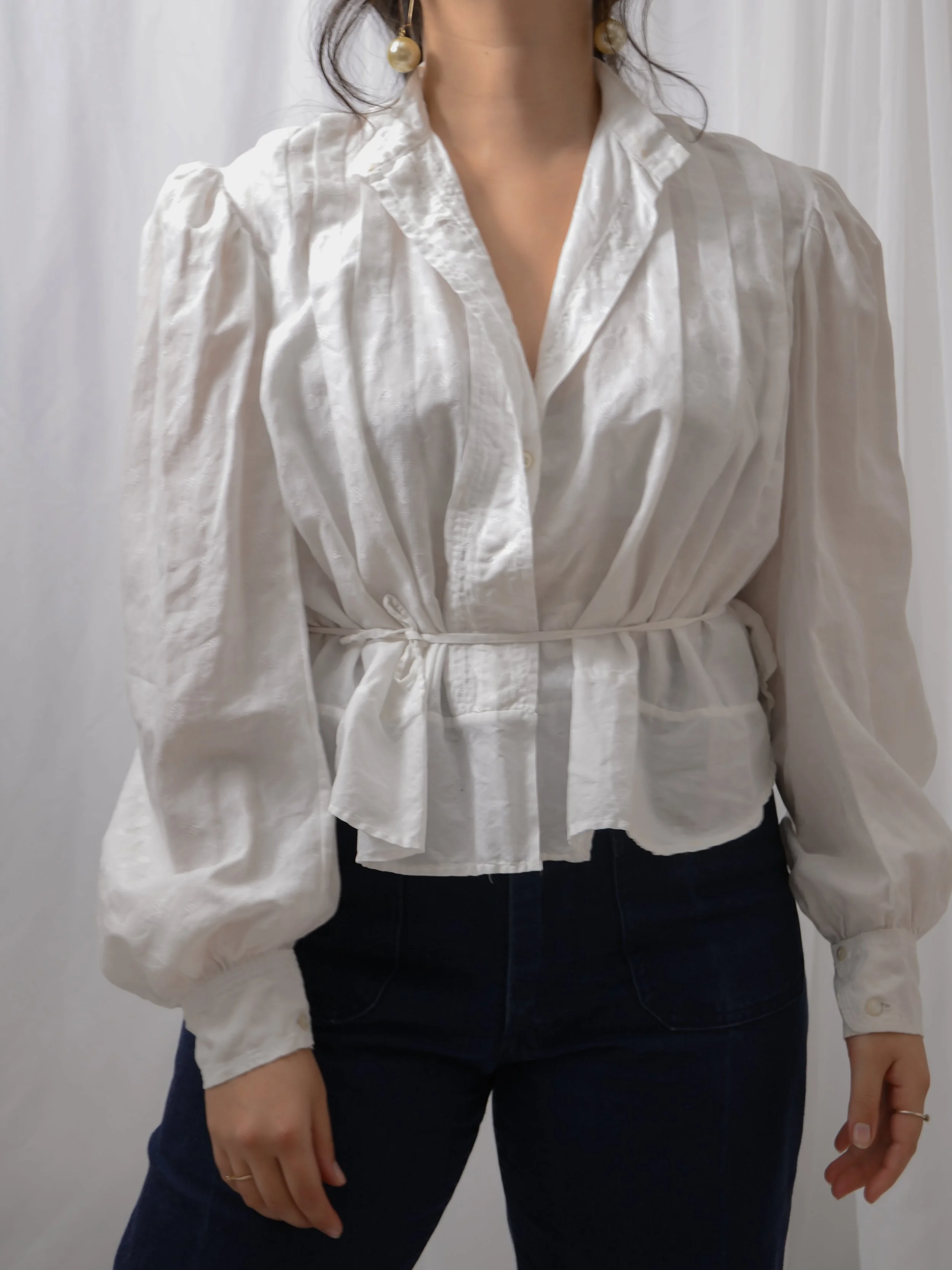 Edwardian Dot Blouse (M)