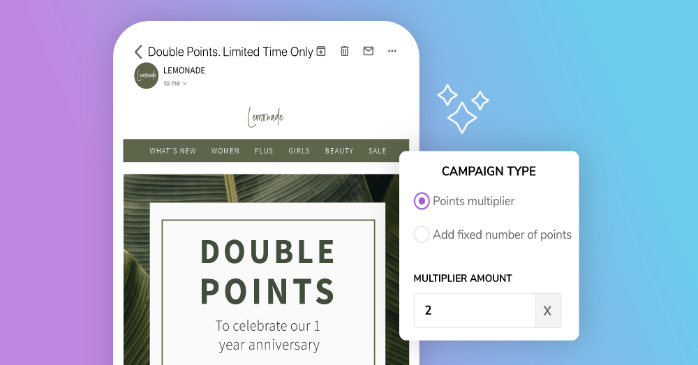 Marsello’s Points Campaign feature is now live, giving you the power to market your loyalty program with bonus point promotions.