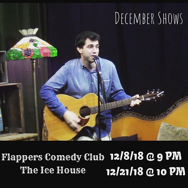 December Shows! Come watch me commemorate Hanukkah 😝 #comedy #standupcomedy #comedysong #thelonelyisland #boburnham