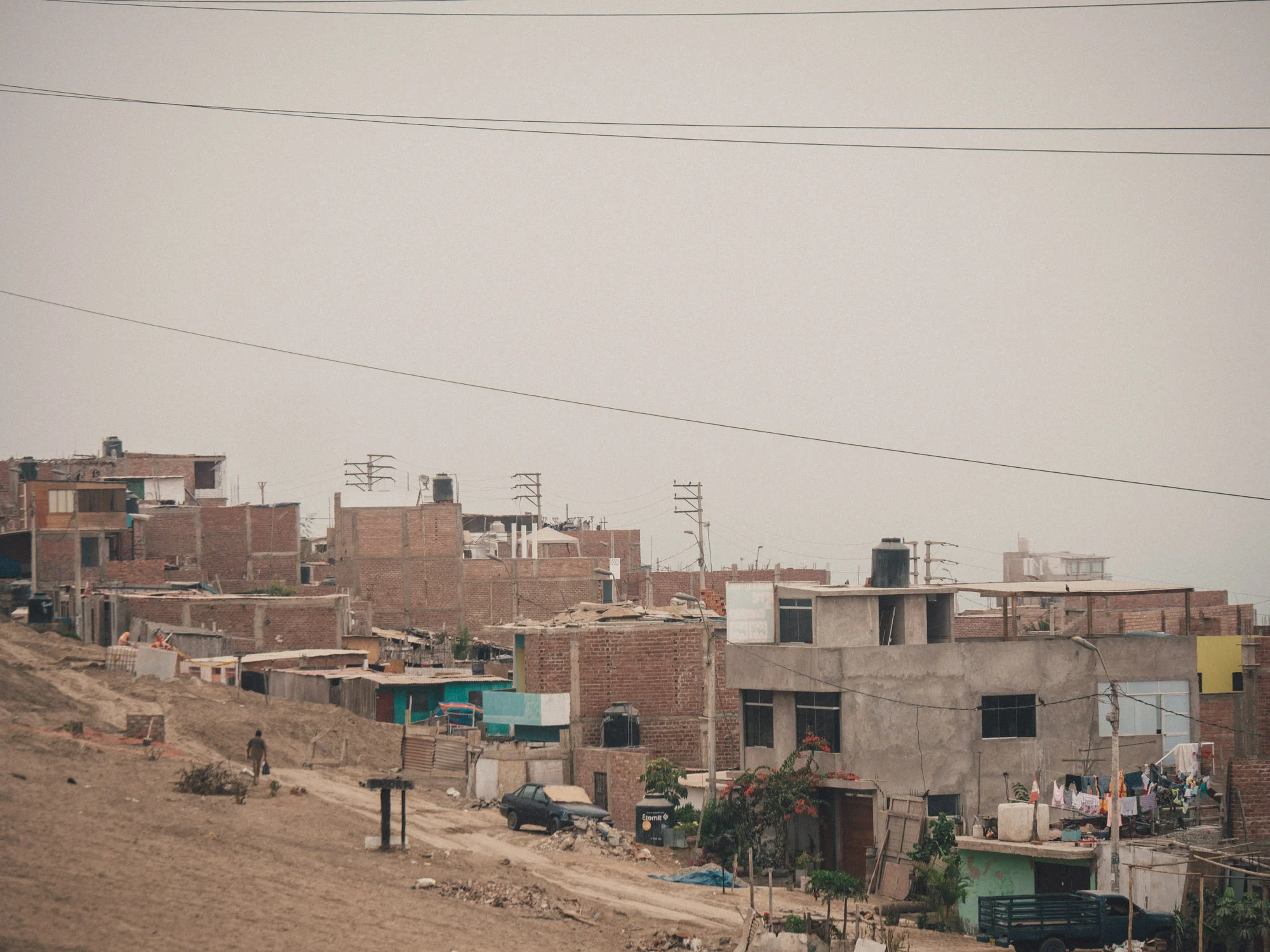 Many houses in Peru are unfinished to avoid paying property tax