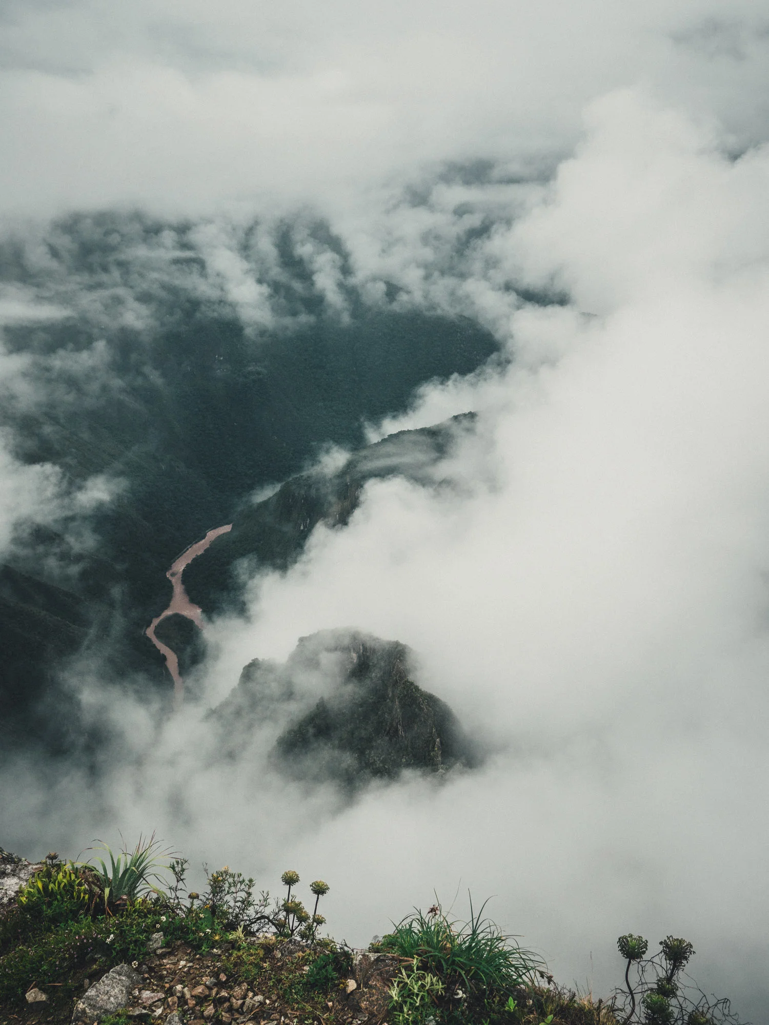 The view from Machu Picchu Mountain
