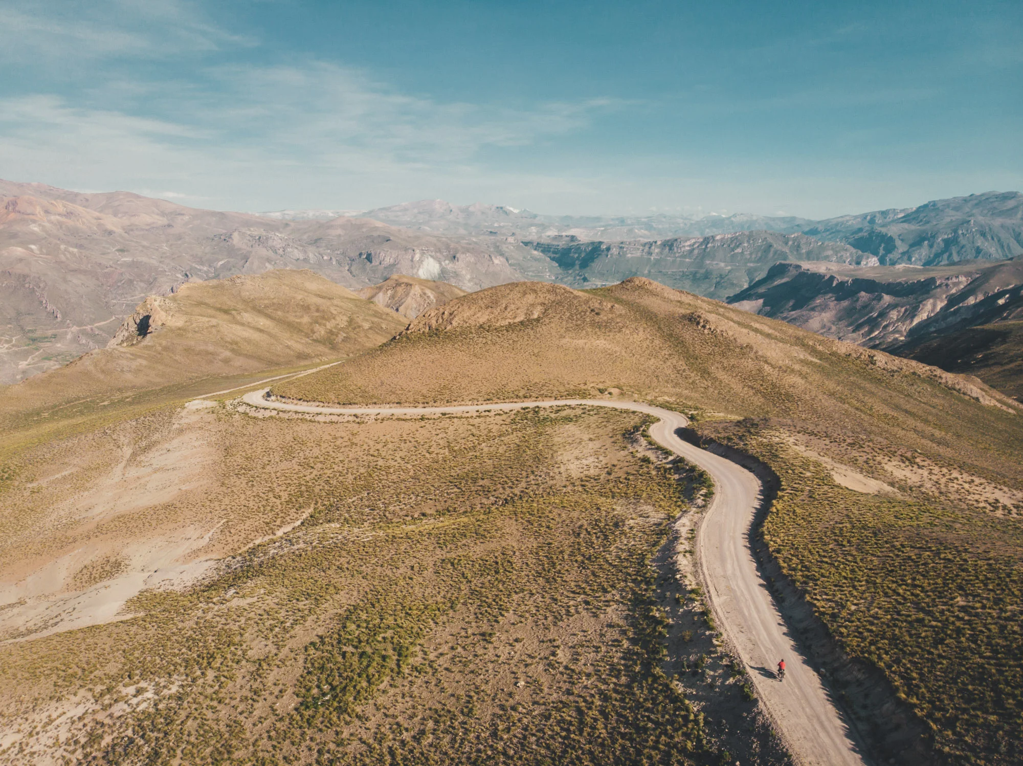 Start of the downhill into the canyon