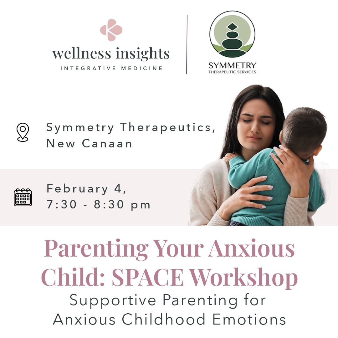 Parenting Your Anxious Child: SPACE Workshop (Supportive Parenting for Anxious Childhood Emotions) (Copy)