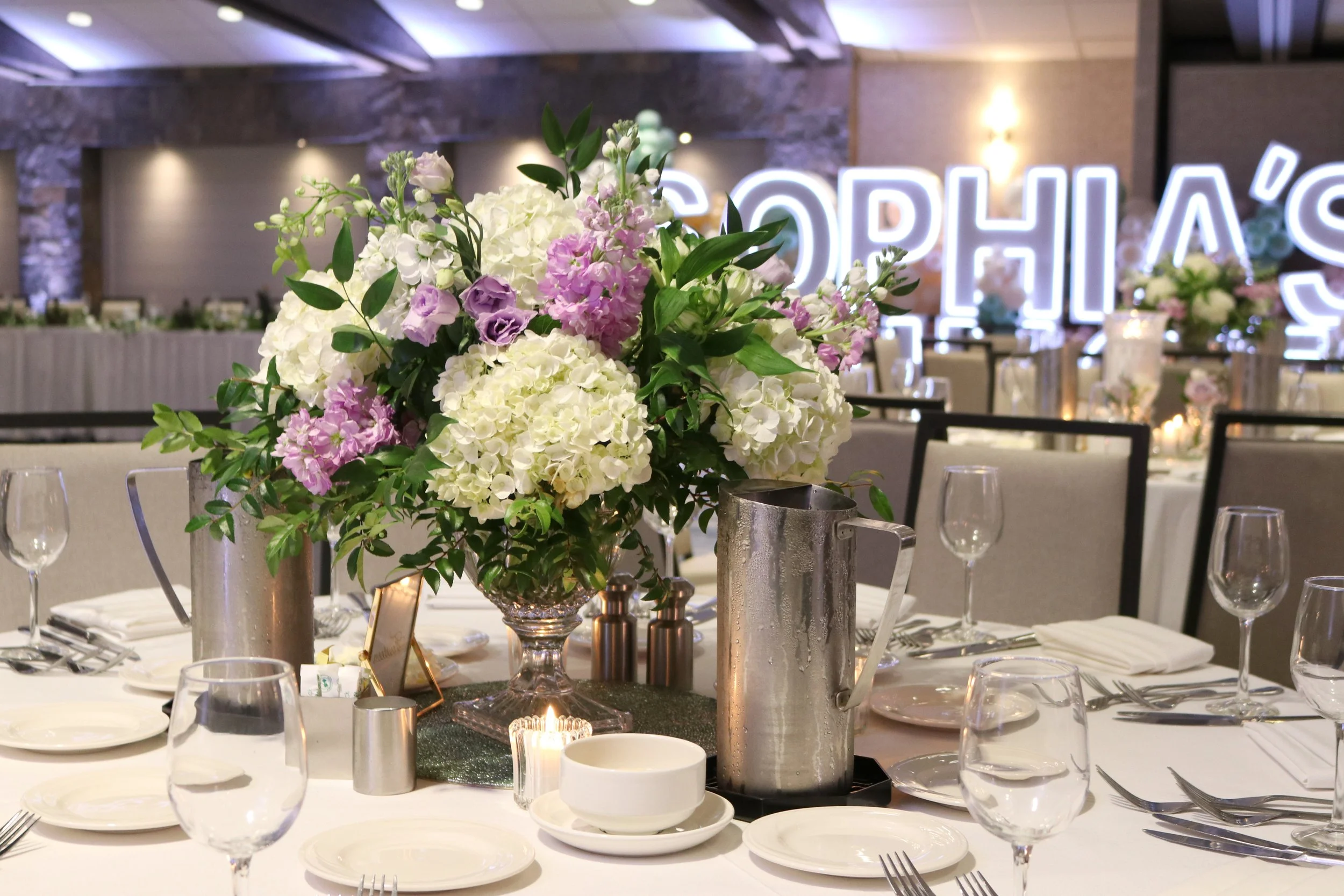 Crystal Compote Centerpiece
