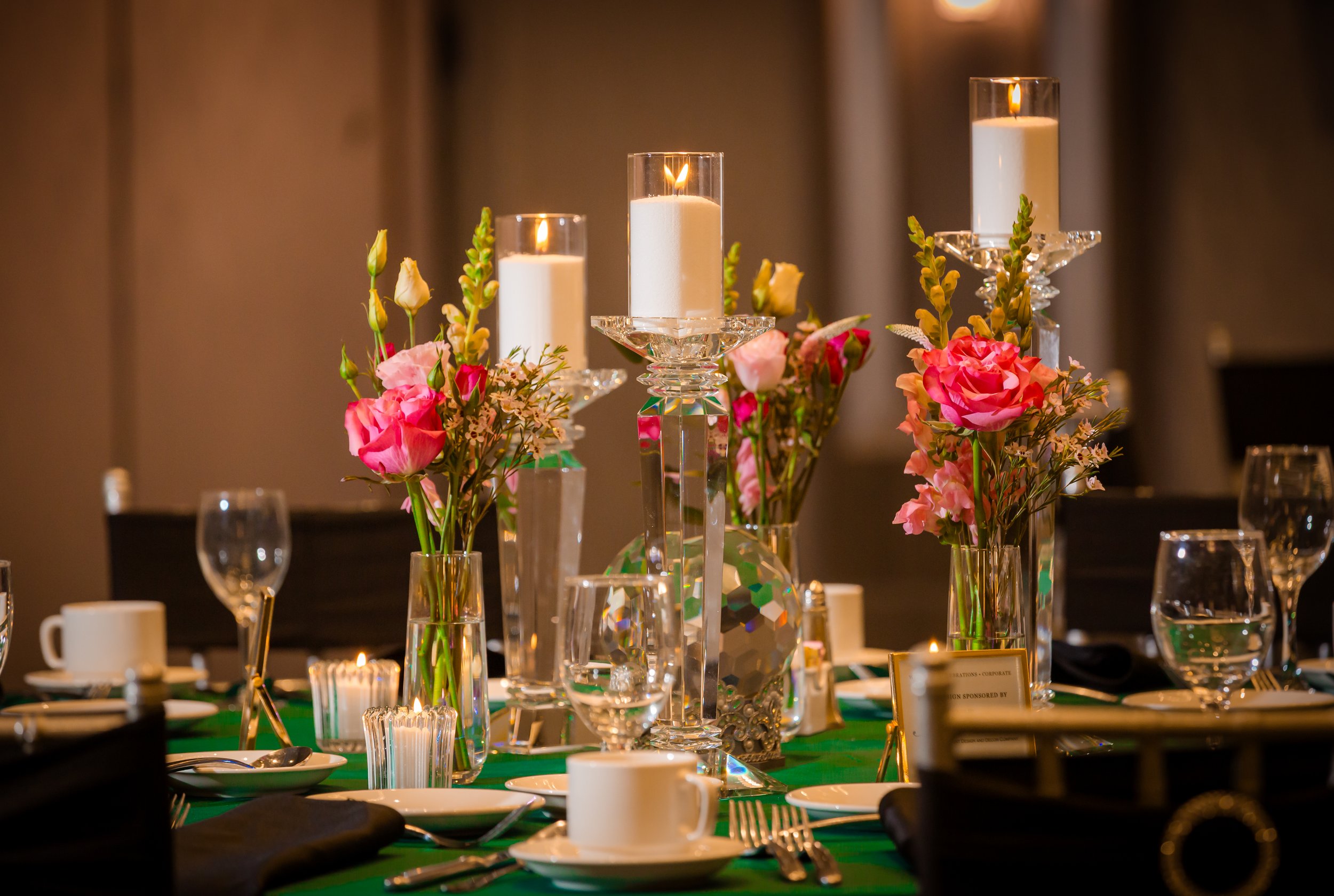 Candlestick Trio Centerpiece