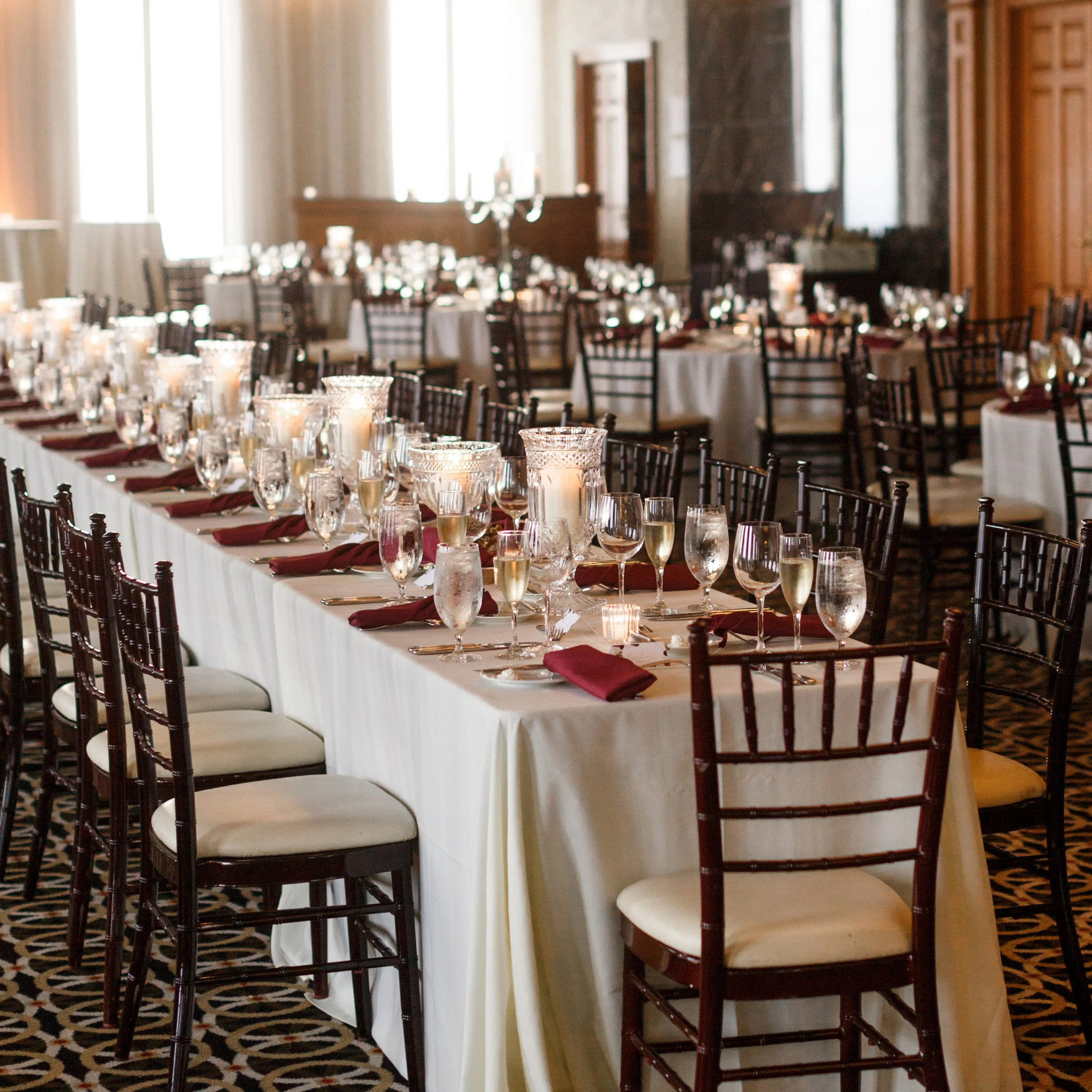 Crystal Urn Centerpiece