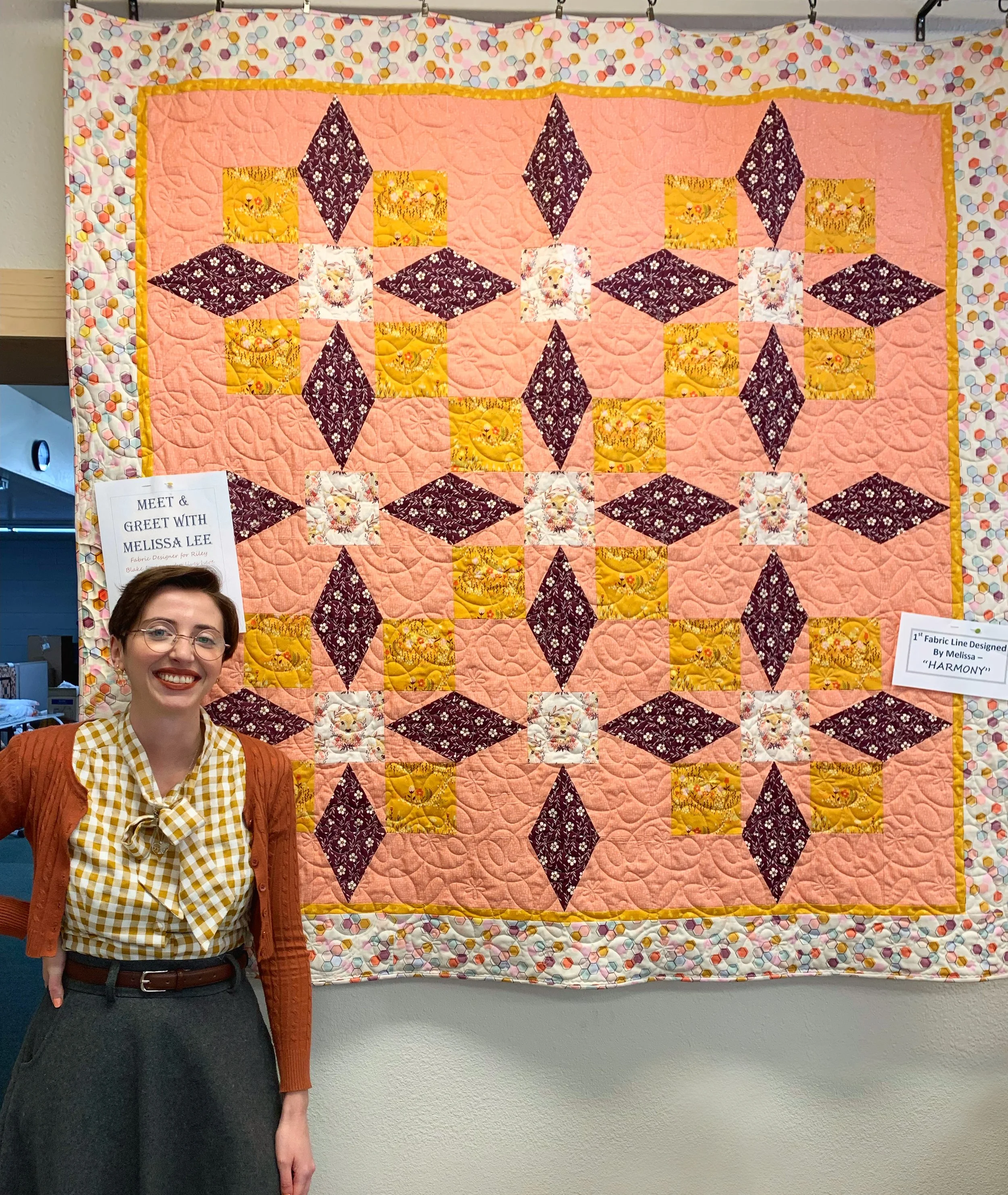 I'm going on a mini fabric design tour!