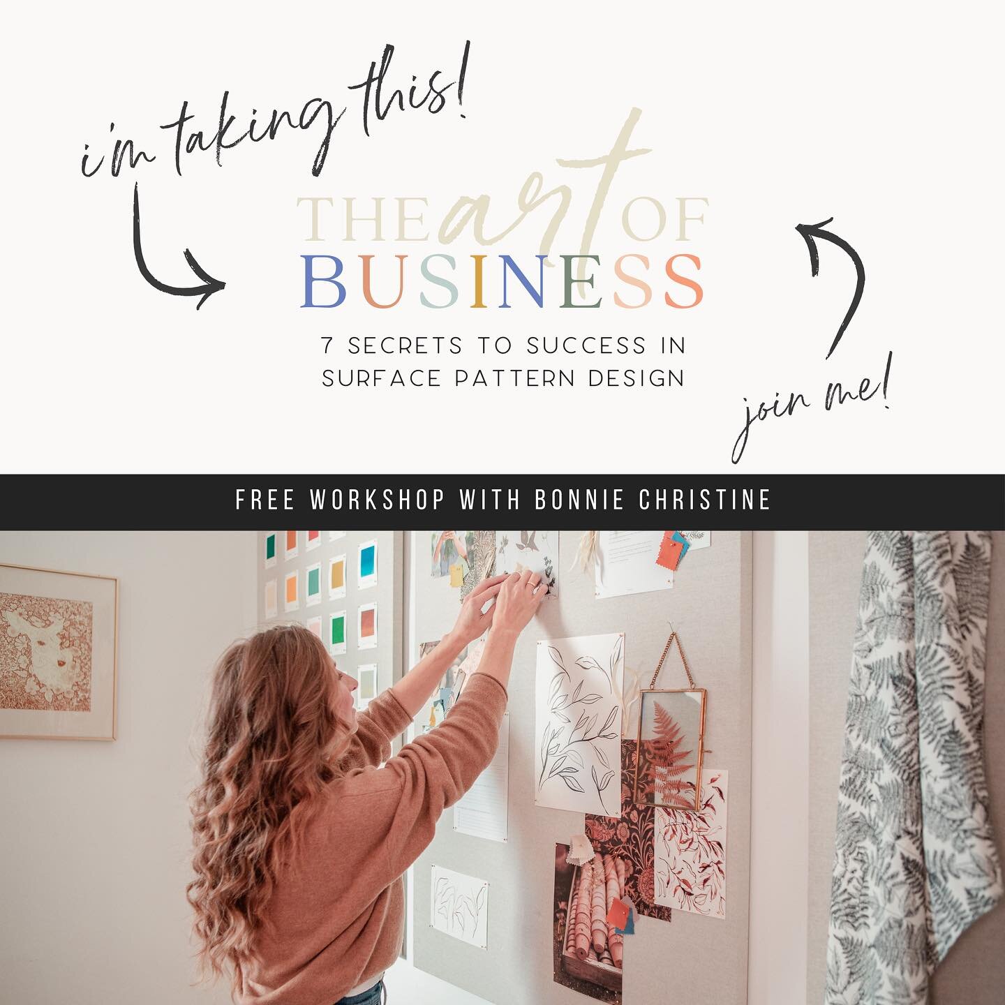 I know, I know, ANOTHER post about this workshop?! I get it. Truly, I do. But here&rsquo;s the thing...it&rsquo;s free. 100% free. In lesson one, Bonnie is transparent about the fact that she&rsquo;s going to introduce you to her paid course, Immersi