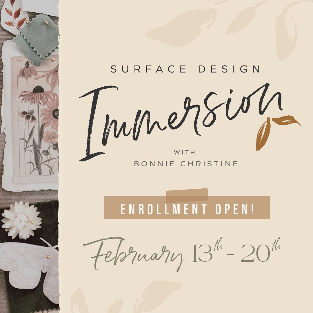 If you&rsquo;ve been seeing a lot of advertising popping up for Bonnie Christine&lsquo;s Immersion course (not just from me 😅😎👉👉), I am here to tell you that there is a very good reason for that! As is clear to anyone who&rsquo;s been following m