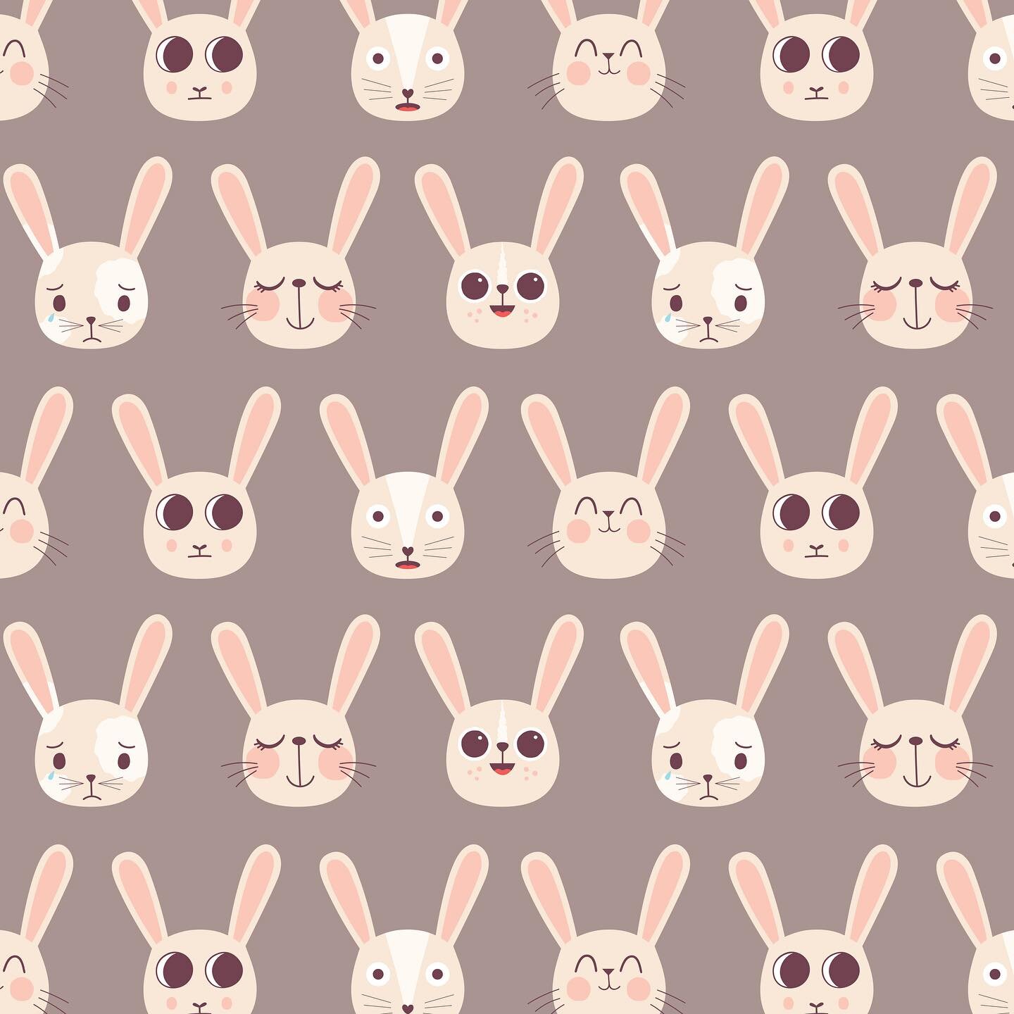 I made these bunnies a few years ago for my @skillshare class, &lsquo;Characters for Surface Pattern Design&rsquo; as a part of my &lsquo;Character Design Crash Course&rsquo; series. I should really start drawing cutesy animal characters like this ag