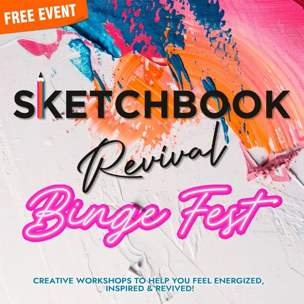I am super excited to announce that I'm part of something really special this month. You won't want to miss out on this mega-bundle of inspiration!

&quot;The Sketchbook Revival Binge Fest 2025&quot; is here, and for TWO WEEKS (May 27 - June 9), you 