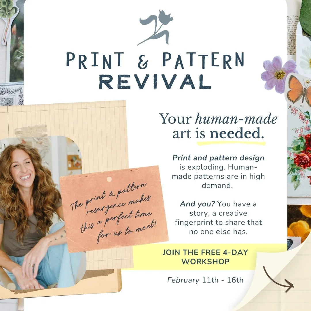 Okay so. I have complicated feelings about promoting expensive creative courses right now. I really do.

But I want to tell you about this free workshop happening Feb 11-16. Every year in advance of her paid Immersion course, Bonnie offers a free wor
