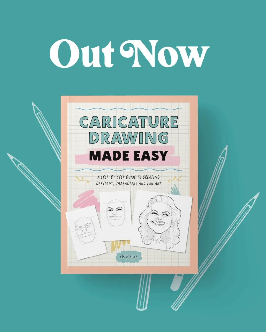 IT'S HERE! 🎉📚✨

Caricature Drawing Made Easy is officially out TODAY!
Whether you've been following along since the first announcement or you're just discovering it now, thank you for being here. This has been such a wild journey and I'm so gratefu