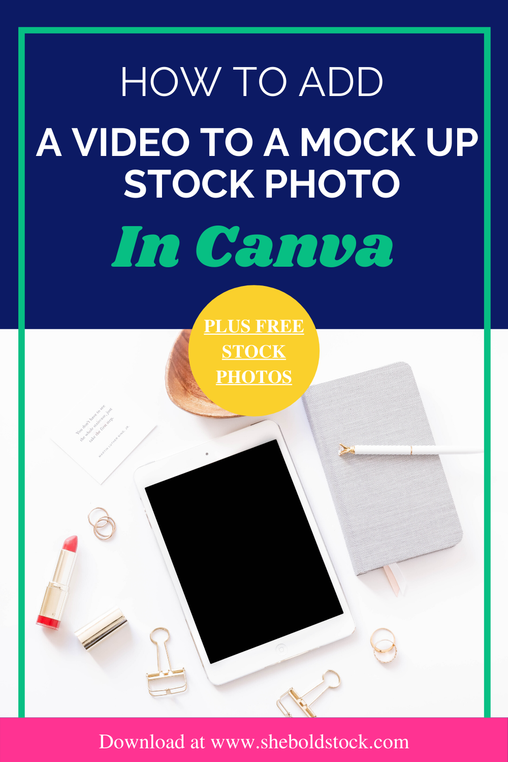 How to Insert Video into a Screen Mockup in Canva