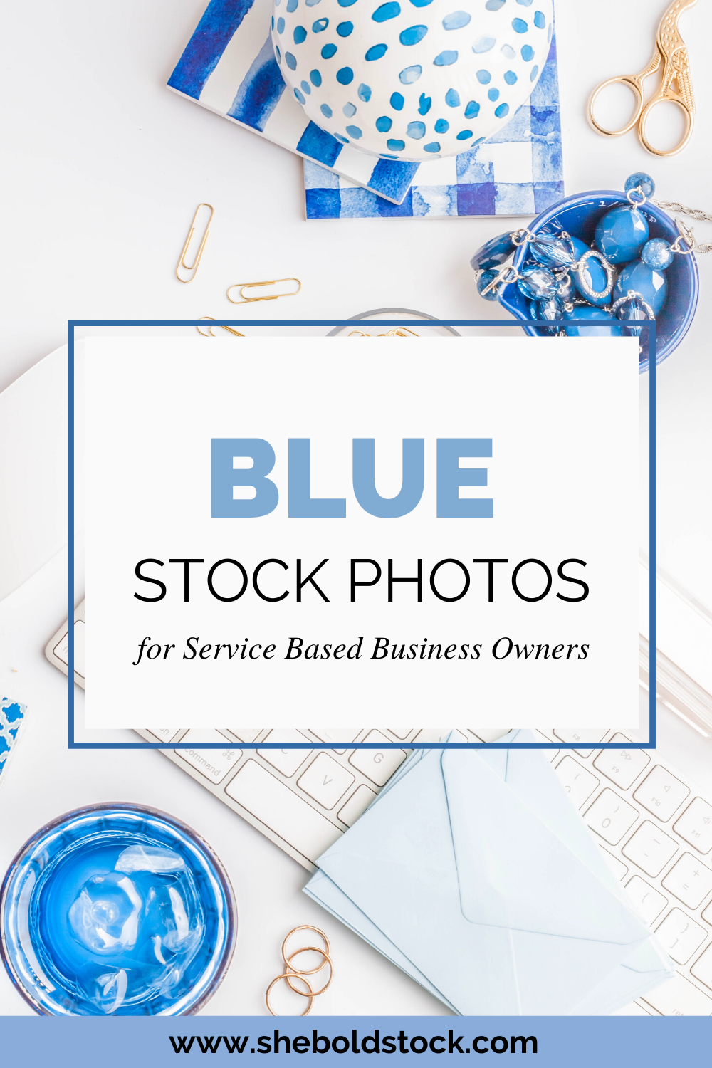 Blue Stock Photos for Service Based Entrepreneurs  