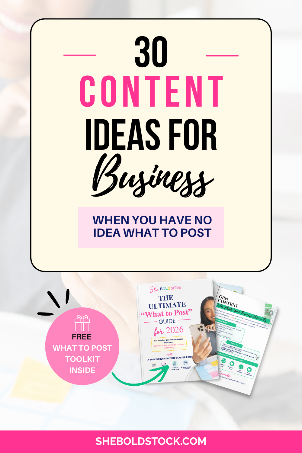 30 Content Ideas for Service Based Businesses(When Your Stuck)