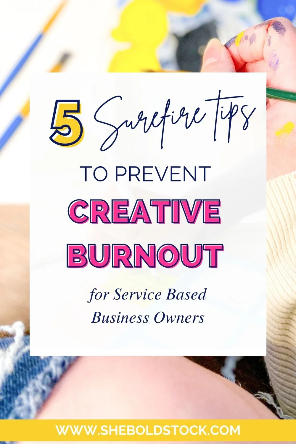 How to Prevent Creative Burnout in your Business — She Bold Stock