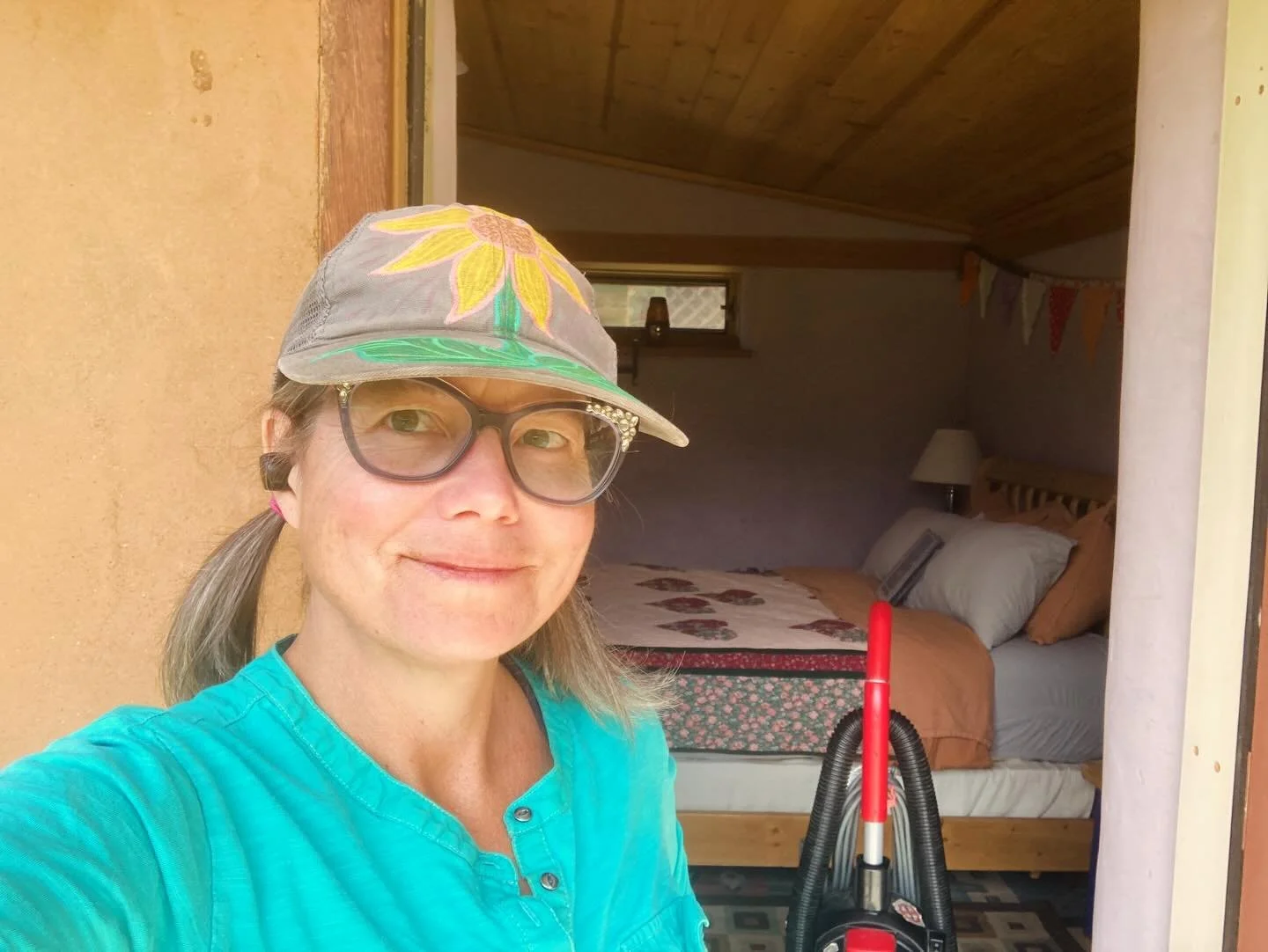 One of my favorite tasks is resetting our guest house/Air B&amp;B. I get to listen to a podcast, move my body, and tend to this earthen refuge under the gaze of Dutchman Peak and a giant sky.
.
Today I took time to look through our guest journal and 