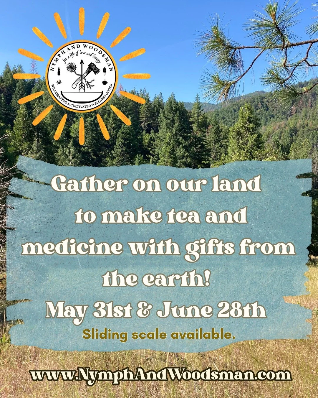 Come play in the woods with us this coming Sunday, May 31st! We'll hang in the woods, make wildcrafted medicine, learn about the healing plants around us, drink foraged tea, and delight in one another and the earth's generosity!
.
DM me with question