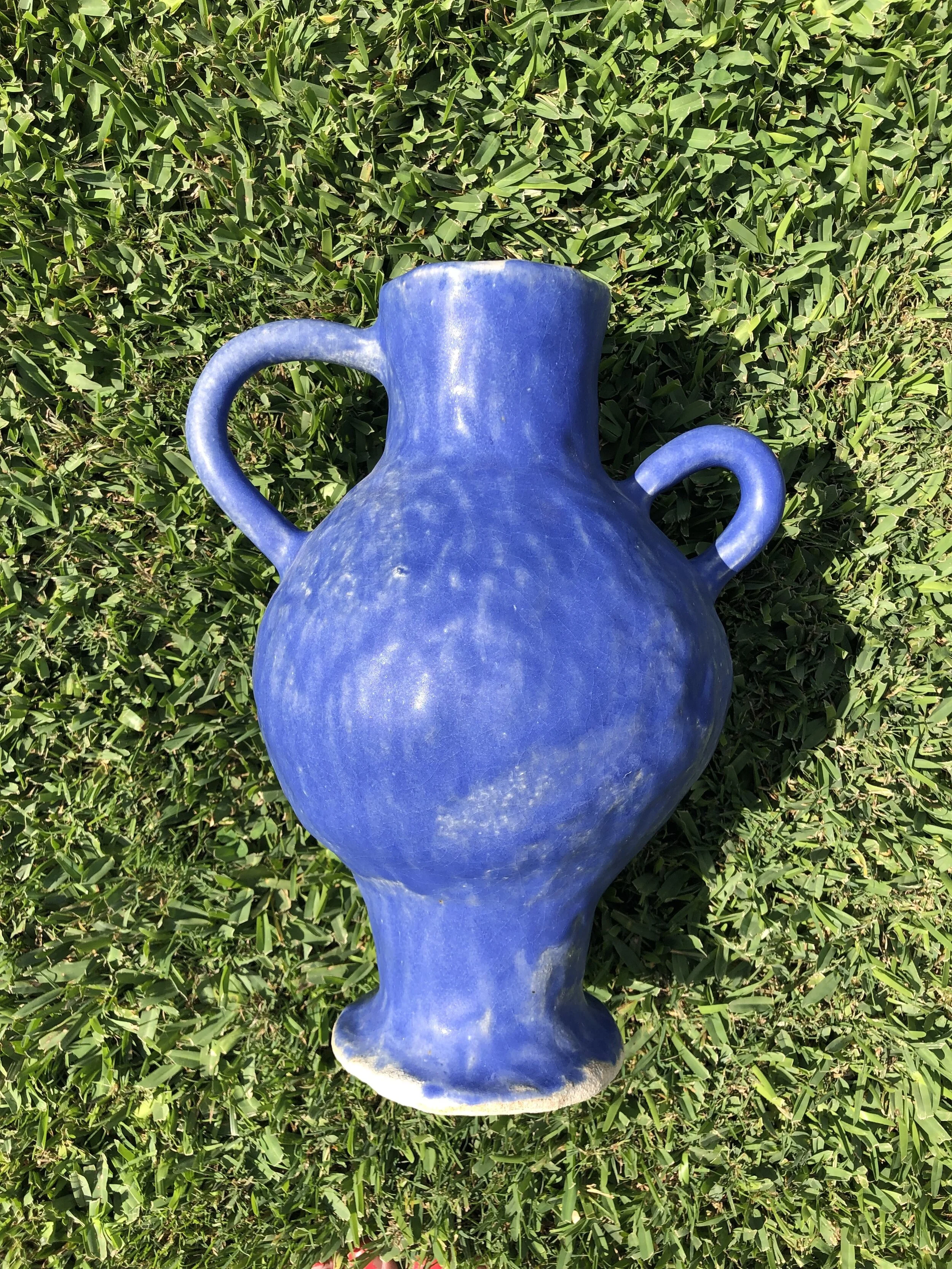 Lavender Asymmetrical Vase