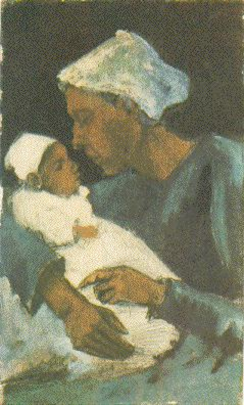 Sien with Baby on her Lap - Vincent Van Gogh