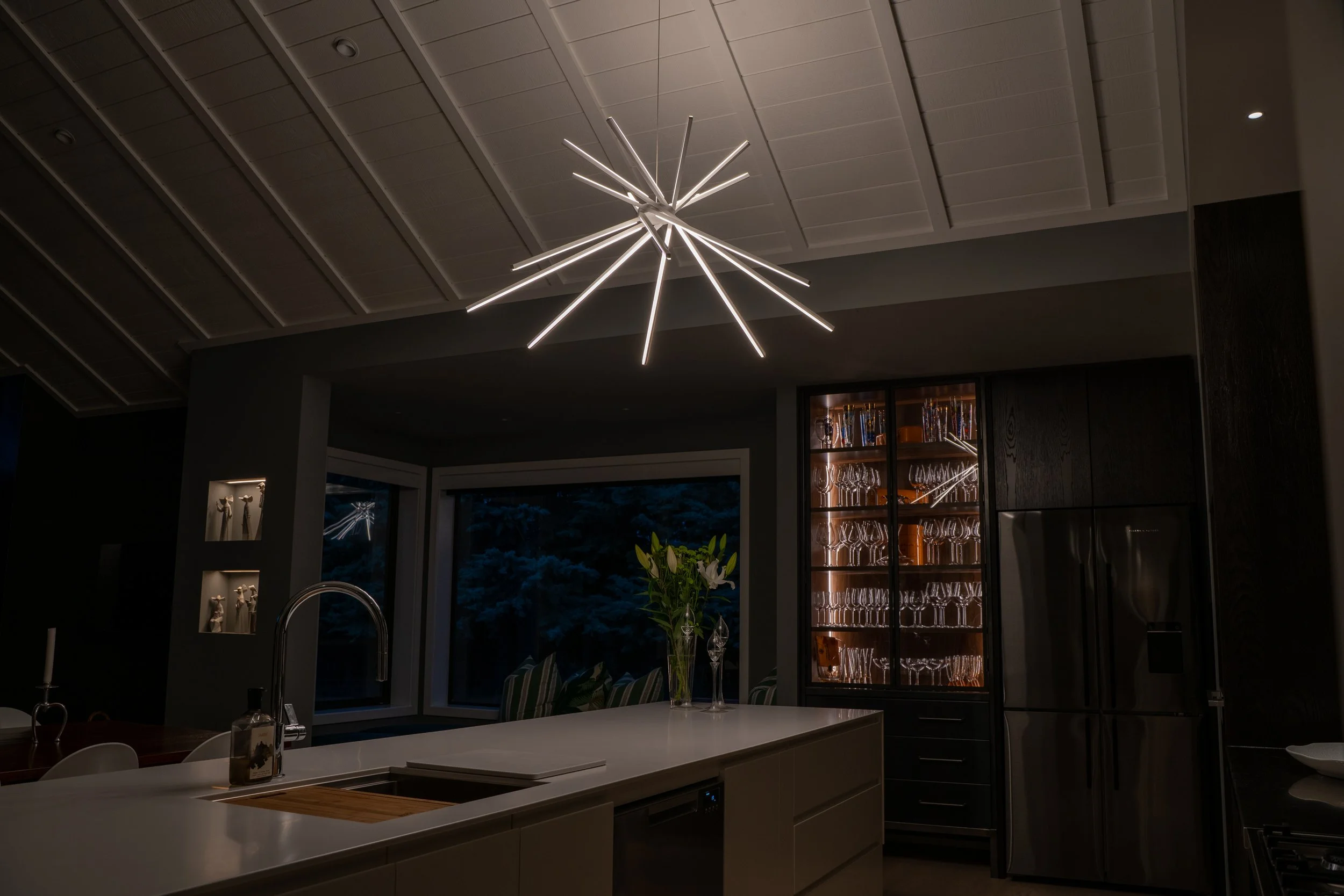 Pretty Sweet Lighting Design Feature Kitchen Over Island Pendant