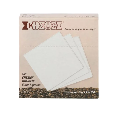 Chemex Pre-Folded Square Filters - 100 Pack