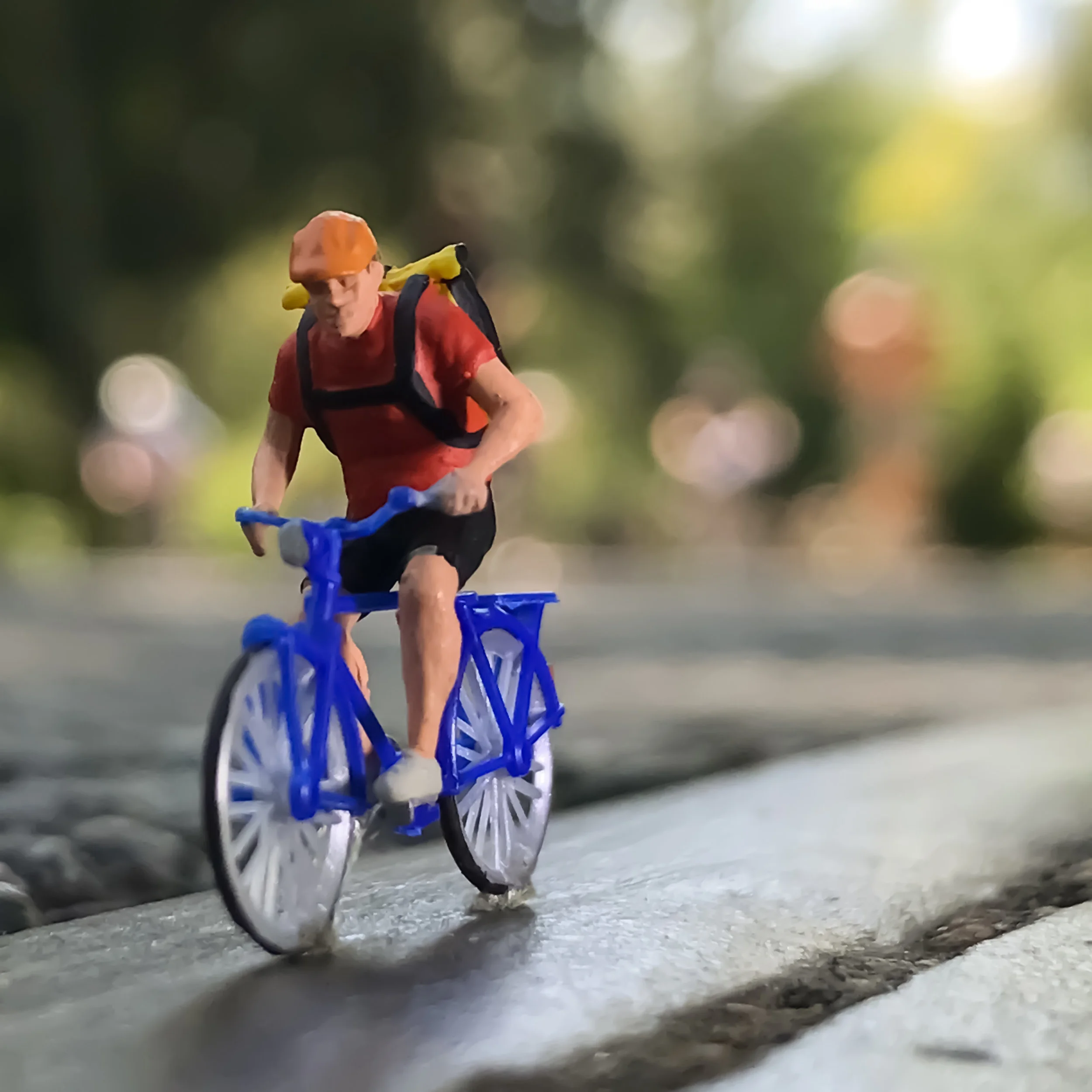  “Do I wear a helmet? Ugh. I do when I'm riding through a precarious part of town, meaning Midtown traffic. But when I'm riding on secure protected lanes or on the paths that run along the Hudson or through Central Park - no, I don't wear the dreaded