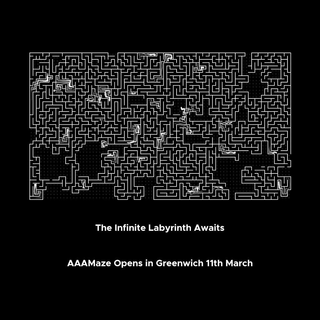 Get lost in the Infinite Maze.

Launching tomorrow at Greenwich Galleries, University of Greenwich - Watermans presents #AAAMaze the new interactive installation by #polishartist #PawelJanicki

The latest @artcast4d project commission @richmondunildn