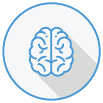 Icon depicting a brain