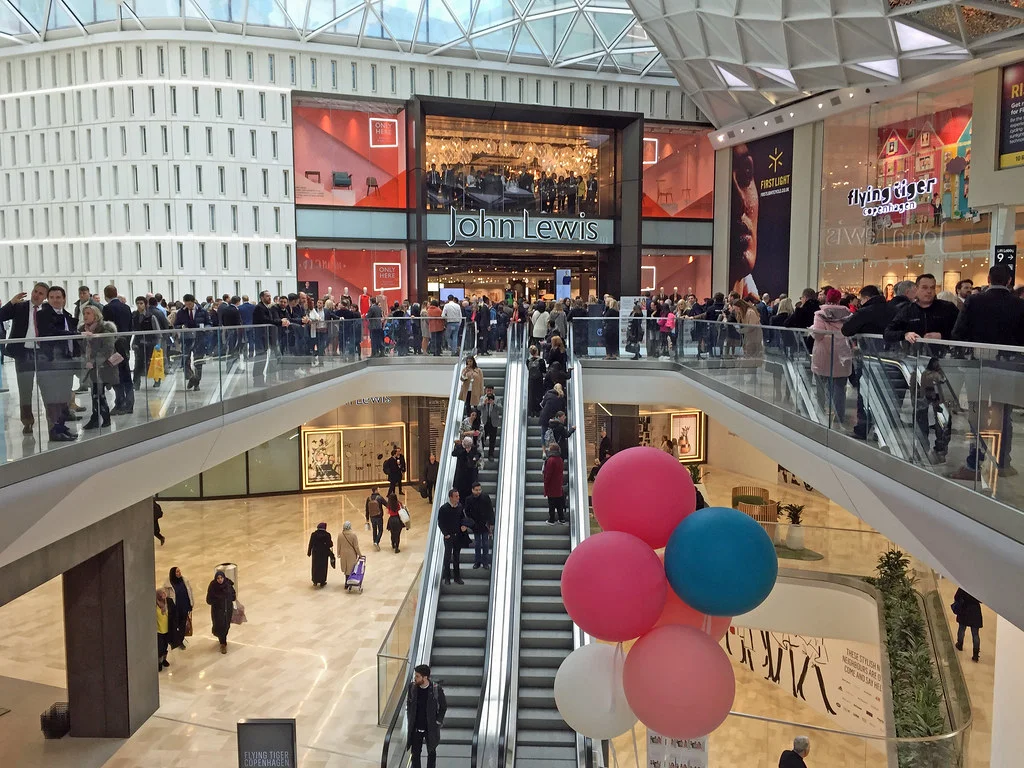 Credit: Westfield London extension by diamond geezer on Flickr .