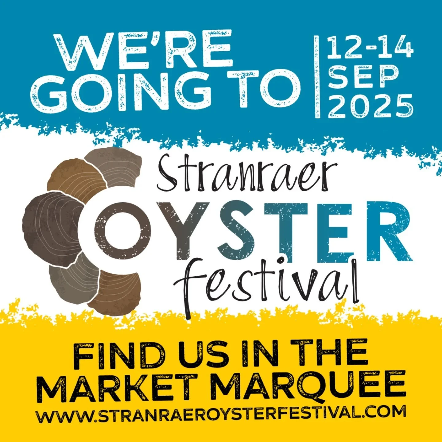 We're back at the Stranraer Oyster Festival this weekend!

Our fourth time, and it's always a blast, although sadly this year our oyster eating champ Adam isn't returning to defend his crown 🦪

It's going to be a busy one. Come find us in the market