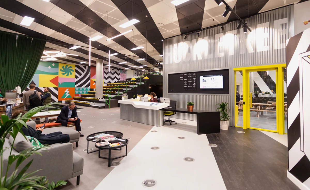 Studio RHE Reception at Huckltree West, London