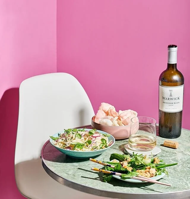 We love the work that we do for @warwickwineestate. We get to push the conventional wine traditions, making it new and fresh! 
Producer and creative direction: @colleen_norkie 
Styling and recipe: @mfvanrooyen 
www.justinthomsonphotography.com📸 
#wi