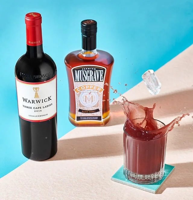 This Copper Candy Shop cocktail is really making a splash with the @warwickwineestate Three Cape Ladies and the @musgravespirits Copper Brandy taking the stage😎😎😎 Production and Creative Direction: @colleen_norkie 
Styling and recipe: @mfvanrooyen