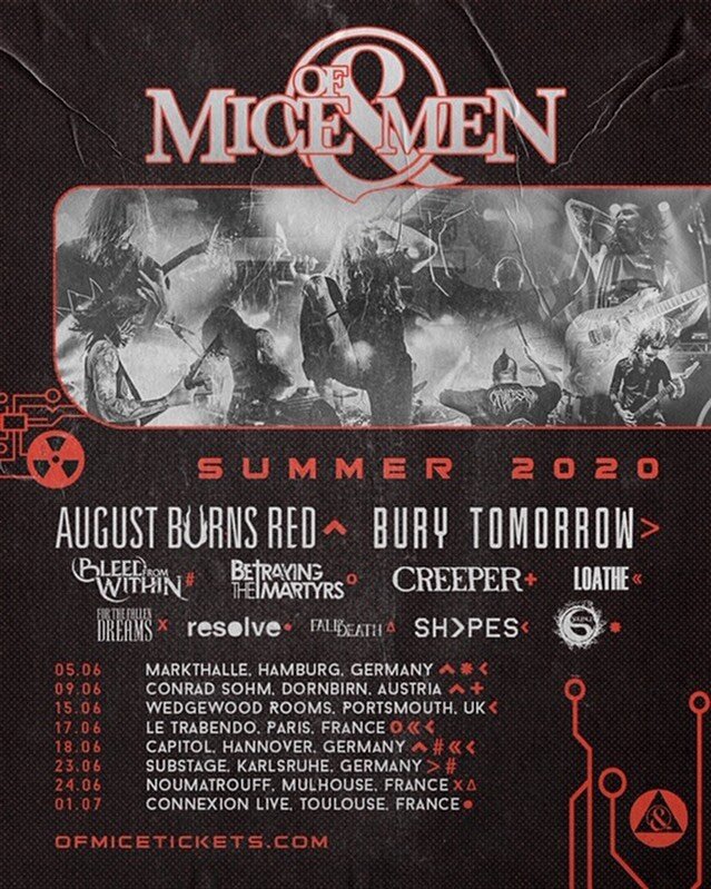 Excited to play a few shows with our boys in @omandm this summer!