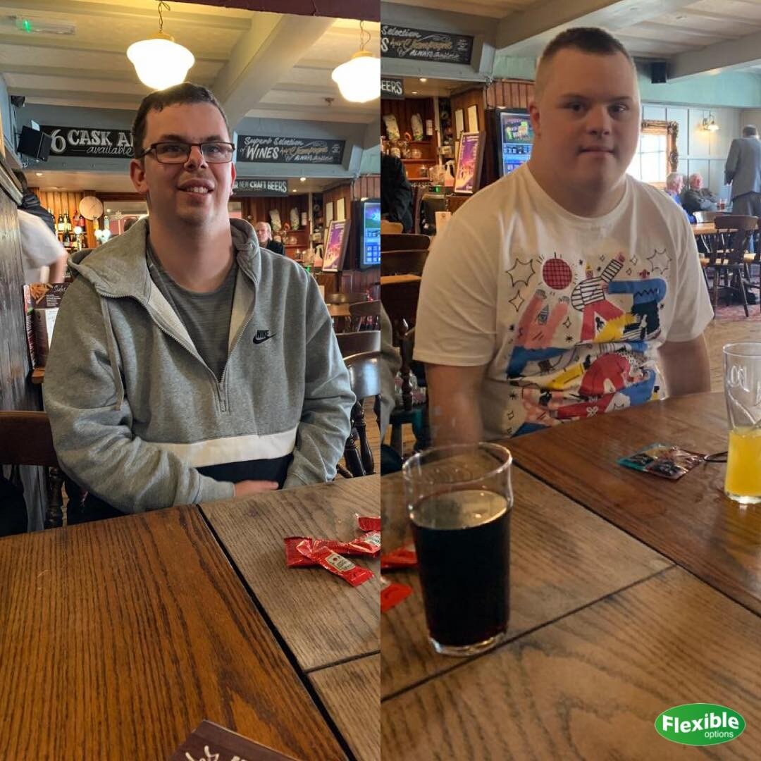 The shock of seeing all the ladybirds massing drove Brodie and Joseph right to the pub. It would, wouldn&rsquo;t it?

#pub #pubvisits #food #learningdisabilities