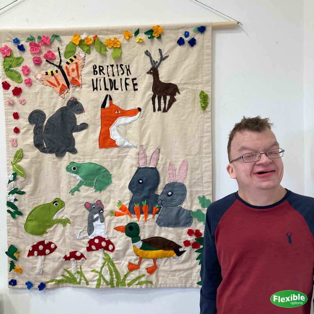 Good morning all. Sion standing and admiring his amazing work on the British Wildlife sewing project. Bravo sir. It's beautiful.

 #sewing #sewingmachine #sewinglove #sewingproject