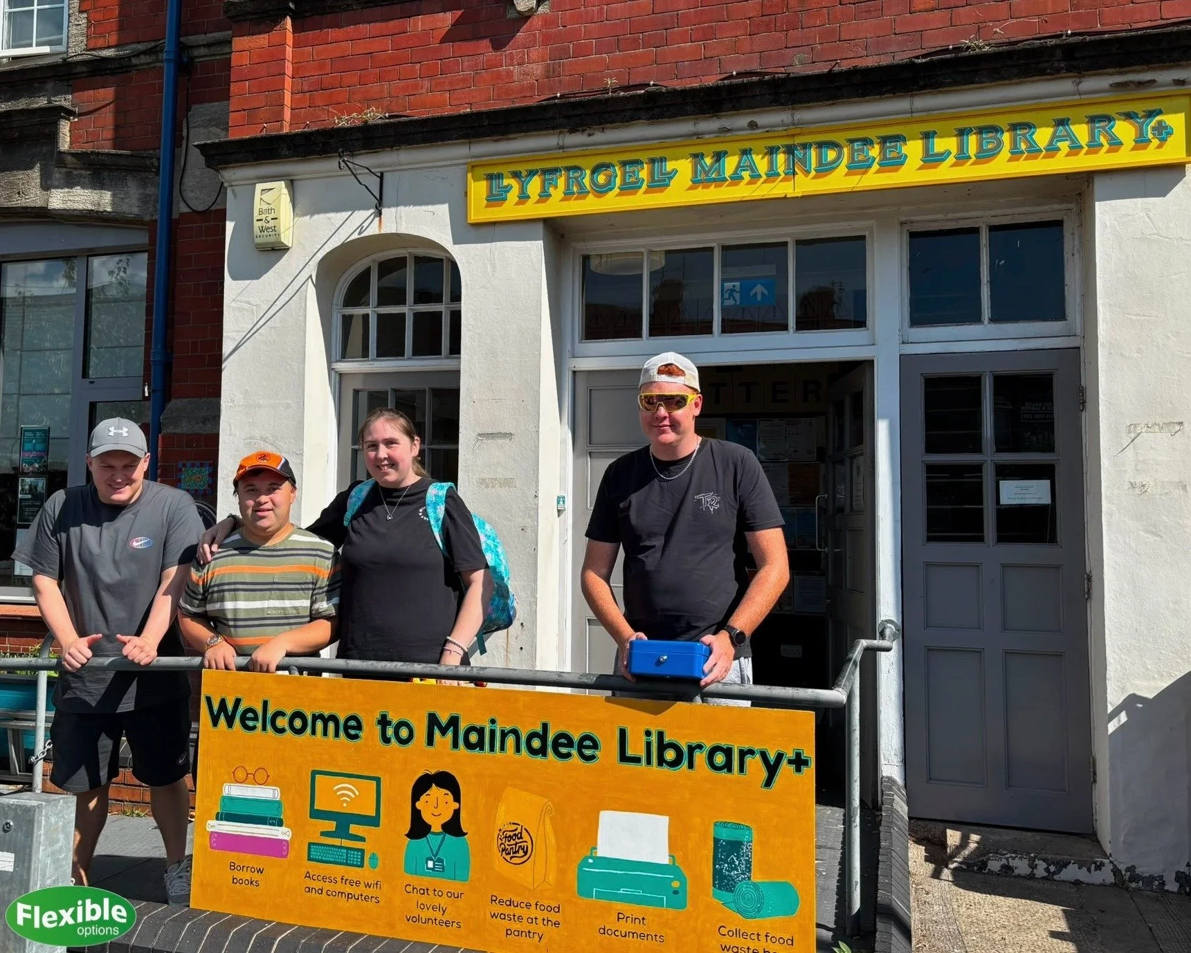 The Friday Explorers dropped in to  Llyfrgell Maindee Library to donate the money raised at our Big Summer Day Out for the Maindee Food Pantry. 
We raised an incredible &pound;471.30!!

The Maindee Food Pantry does an incredible job supporting people